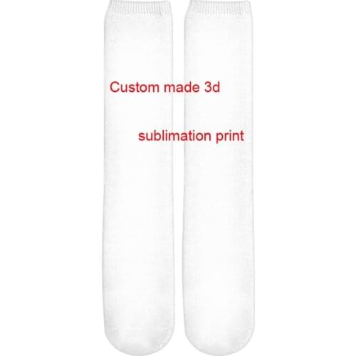 PLstar Cosmos 3d diy New Custom made 3d sublimation print men/women print socks print hip hop socks Harajuku unisex socks