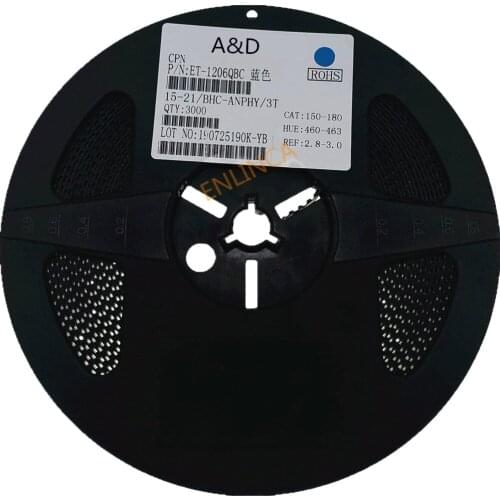 Original 3000pcs 3216 1206 SMD LED diodes light Green yellow red white blue purple orange warm white pink