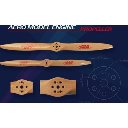 Sail beechwood propellers for gasoline engine airplane 23 24 26 27 28 inch all kinds of size