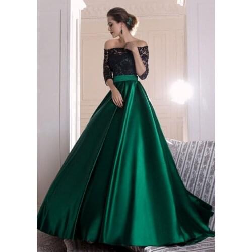 Sexy Plus Size Prom Cocktail Dresses 2019 Arabic Muslim Evening Formal Gown Prom Dress Long