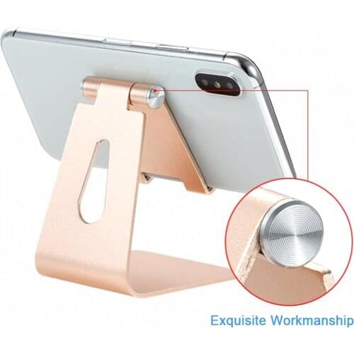 Foldable Aluminum Alloy Mobile Phone Holder Desktop Support Tablet Computer
