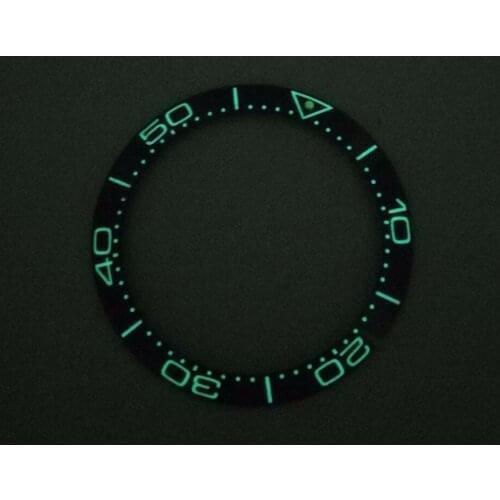 38mm Super Luminous Bezel Ring Insert Ceramic Watch Bezel Fits for Automatic Watch