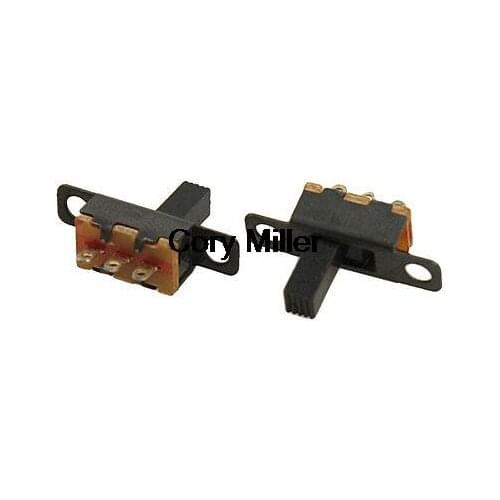 On/Off 2 Position 1P2T SPDT Panel Mini Slide Switch PCB DIY Solder Lug