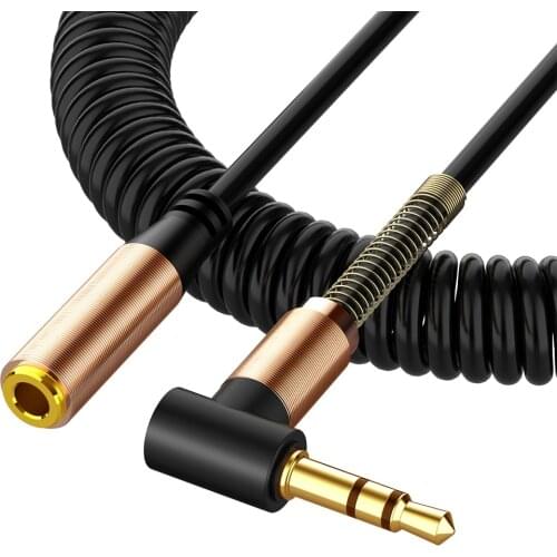 Jack 3.5 male to Female Retractable Extend Cable 3.5mm Audio Extension Cable Car Aux Code for speaker mp3 Headphone phone PC
