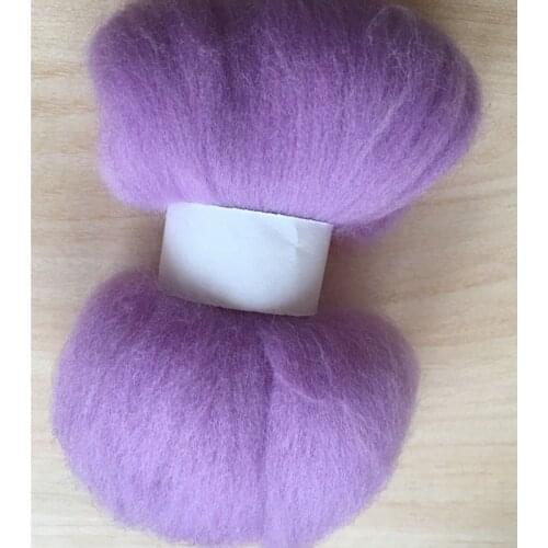 WFPFBEC Z4 DIY fun doll needlework 100% merino Wool Fibre Wool Roving For Needle Felting 50G 100G