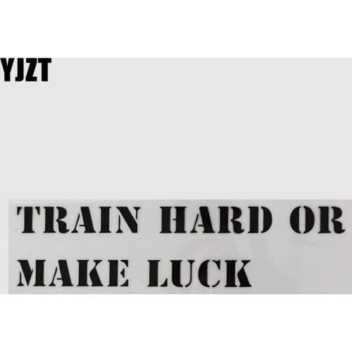 YJZT 21CM×5.4CM Funny And Humorous Words Letters Decal Car Stickers Vinyl 13D-0761