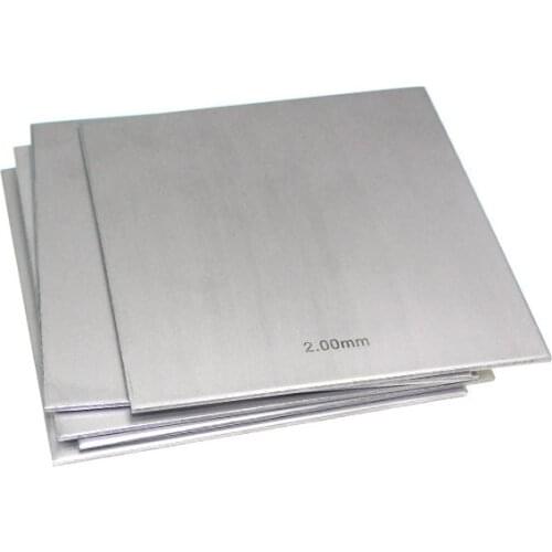 1PCS 301 Stainless Steel Sheet Plate Length 300mm Process Customized Size Model DIY Thickness 0.2-1.0mm