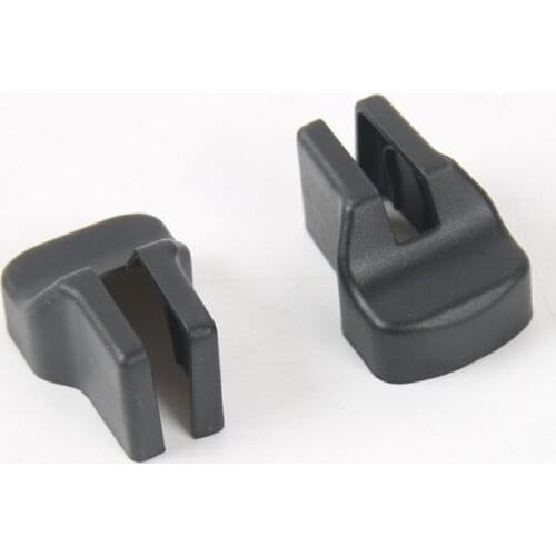 2Pcs/Set Car Door Arrester Cap Cover Trim Fit For Ford Mustang 2015 2016 2017 Auto Car-covers Black ABS