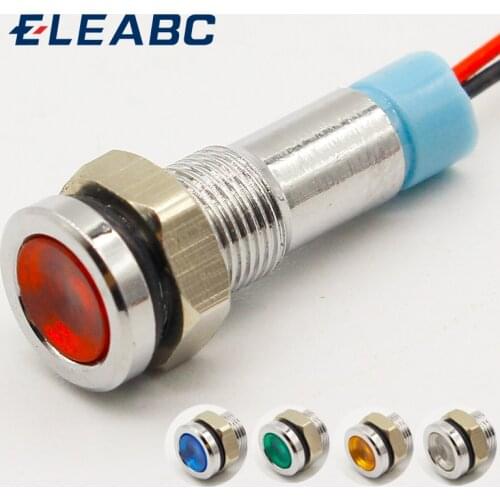 6mm LED indicator light 6V 12V 24V 220V signal lamp