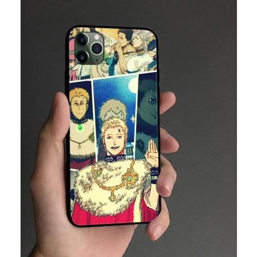 Julius Novachrono Black Clover Phone case cover shell For iPhone SE 6s 7 8 Plus X XR XS 11 Pro Max Samsung S Note 20 Plus ultra