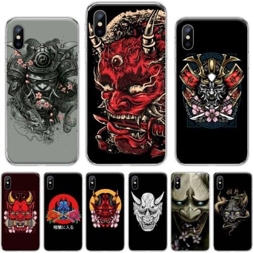 Japanese Oni Hannya Demon Mask Phone Case For iphone 12 5 5s 5c se 6 6s 7 8 plus x xs xr 11 pro max