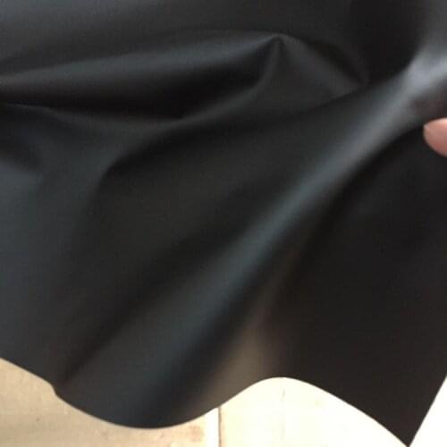 0.3mm thickness Black matte TPU leather materials