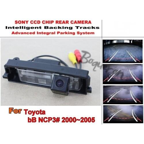 For Toyota bB NCP3# 2000~2005 Intelligent Car Parking Camera / with Tracks Module Rear Camera CCD Night Vision
