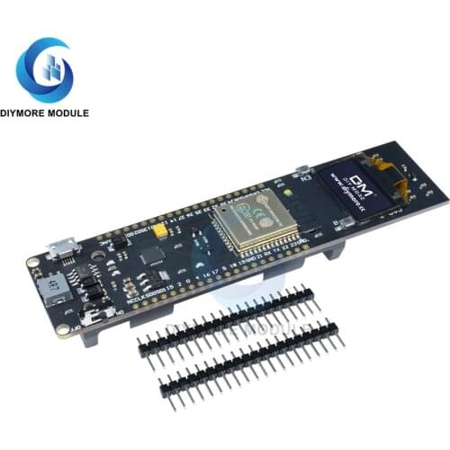ESP32 WIFI Bluetooth Module with 0.96 Inch White OLED Display 18650 Battery Holder For Arduino Smart Home IOT Development Tool