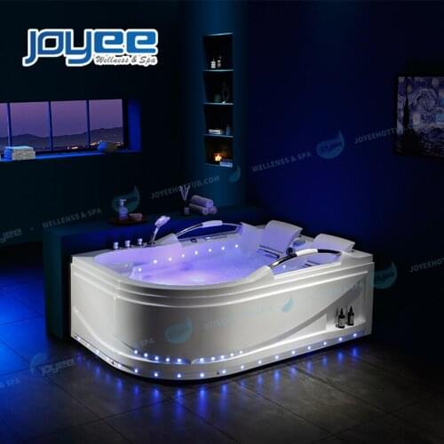 JOYEE new trend design freestanding whirlpool sanitary wares bathroom massage luxury bathtubs 2021 with big jets