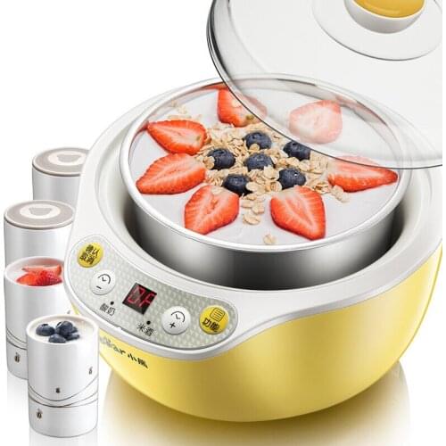 Yogurt Makers Machines With Jar Cups Pot Multifunction Fermenter Electric Kitchen Household Appliances Home Rice Wine Maker 220V