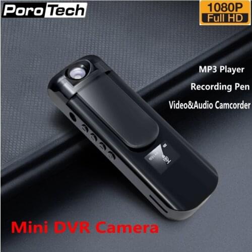 Mini Camera Recording Pen IDV009 1080P Sport DV Camcorder with 180 Rotation Lens/MP3 Player Mini DVR Camera Video Audio Recorder
