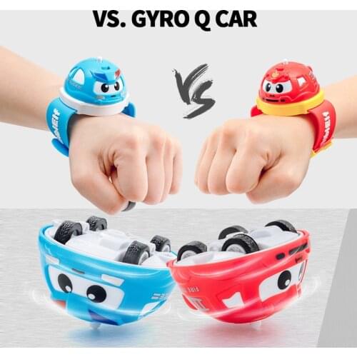 Mini Hand-Worn Magic Battle Car Spinning Top Childrens Watch Antistress Multifunctional Educational Toy Birthday Christmas Gift