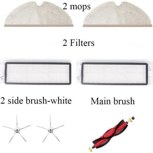 New Roborock Mops Brush Filter Parts Accessories Full Coverage For Xiaomi Roborock S5 MAX S50 S55 Roborock S6 S6 Vacuum Cleaner