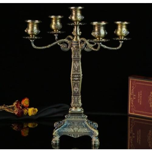 Candlestick Candlelight Dinner Romantic Lights retro-rotating aromatherapy Buddha wedding centerpiece votive candle holders