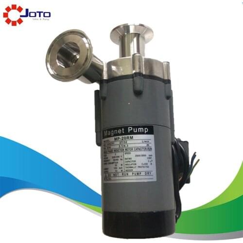 Home special 304 stainless steel head high temperature 120 degrees food grade magnetic pump MP-20
