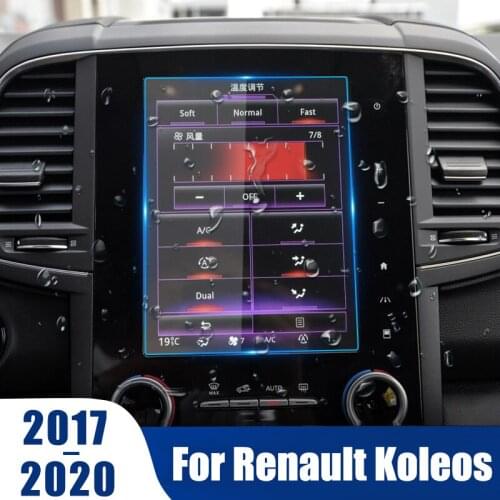 Car Screen Protector Film For Renault Koleos 2009-2018 2019 2020 Tempered Glass Car Navigation Screen Protective Film Sticker