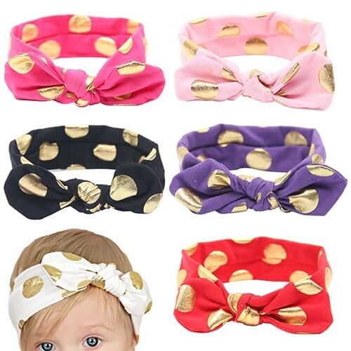 Turban Knot Rabbit Headband Bow Cotton Hairband Headwear