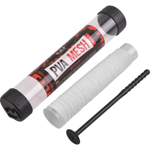 1pcs 5M Water Dissolving PVA Narrow Mesh Tube Net Carp Fishing Feeder Bait Lure For Solid Bait Tackle