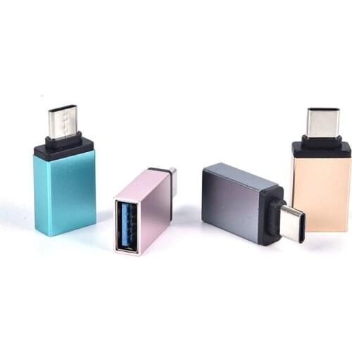 1pc Type C Male Adapter to USB 3.0 A OTG Function Female Converter USB 3.0 OTG Data Sync Adapter