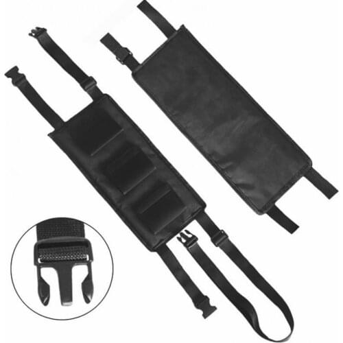 2Pcs Car Back Seat Fishing Rod Pole Holder Tie Straps Fixed Storage Pouches