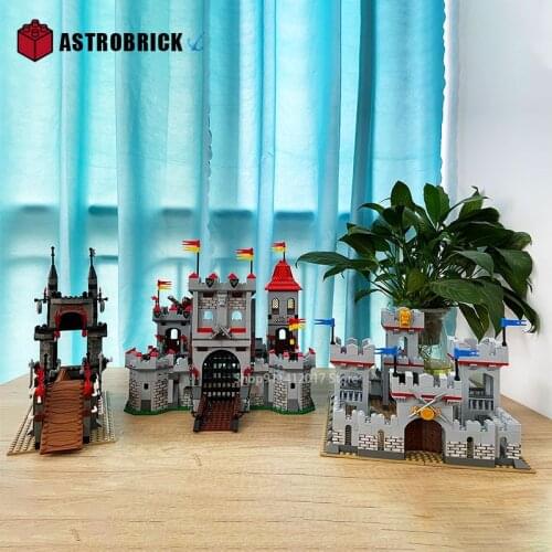 27110 War Castle Building Block Pirates And Royal Guards Battle Castle Barracks 3D Modle Educational Brick Toy For Children Gift
