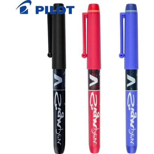 3Pcs Pilot SW-VSP Business Bold Signature Pen Large Capacity Sketch Water Pen Hand Drawn Hat Pulling Style Student Stationery