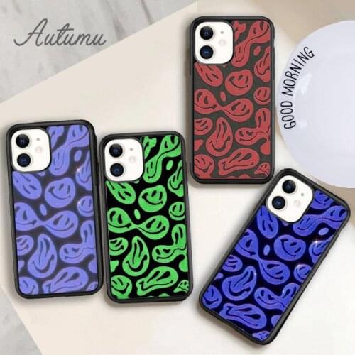 Smile Phone Case for iPhone 11 12 Pro Max mini X XR XS SE 2020 5 6S 7 8 Plus Samsung Galaxy S8 S9 S10 Cover shell