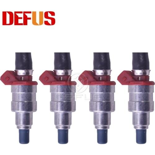 DEFUS 4pcs OEM 16600-5GS02 Fuel Injector Original Chip New Nozzle For Nissan Bluebiro Sylphy Hatchback 1.6 Accesorios Inyectores