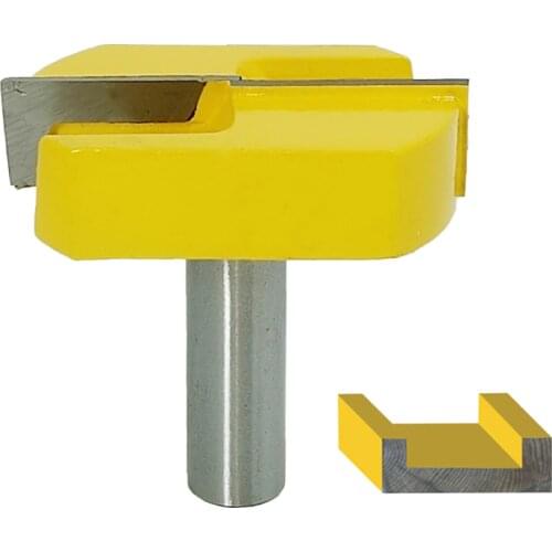 1pc Cleaning Bottom Router Bit 1/2" Shank 2-1/4" Diameter Mayitr Woodworking Router Bits Milling Cutter For MDF Solid Wood Clean