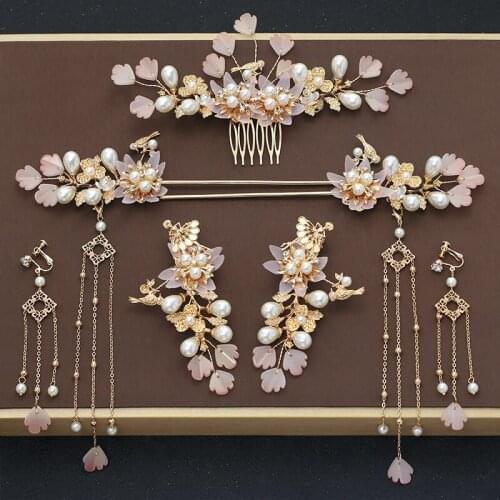 Hanfu ancientry tire tassel using a full set of the new super fairy combs to Dan girl costume hair clasp hair accessories