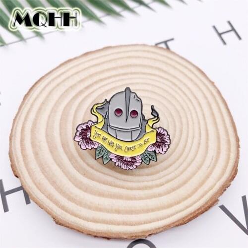 Creative Plant Flower Game Machine Cartoon Character Enamel Brooch Alloy Badge Denim Clothes Bag Pin Punk Accessories Jewelry