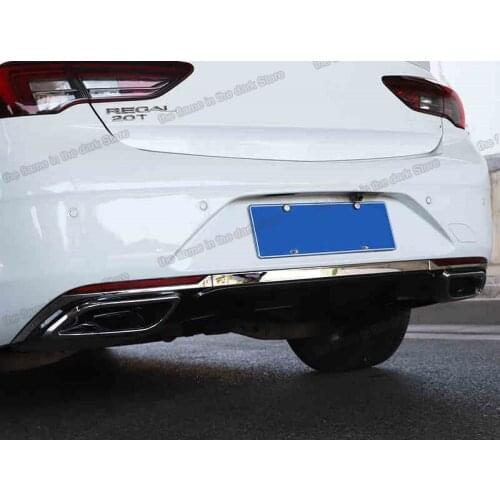 Lsrtw2017 Stainless Steel Car Tailgate Rear Door Decoration Strip Trims for Buick Regal Opel Insignia Gs 2017 2018 2019 2020