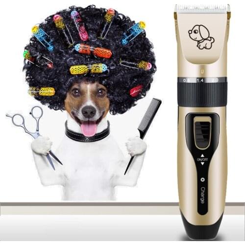 Rechargeable Low-noise Cat Dog Hair Trimmer Electrical Pet Hair Clipper Remover Cutter Grooming Pets Haircut Machine
