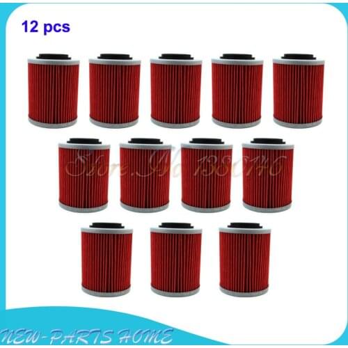 12pcs Oil Filter For COMMANDER-MAX-800R-MAVERICK-1000R-CAN-AM-RENEGADE-850-1000