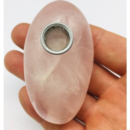 Naturel Quartz Cristal Pipes Cigarette Pipe