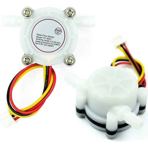 New Hot 1pcs Water Coffee Flow Sensor Switch Meter Flowmeter Counter 0.3-6L/min YF-S401