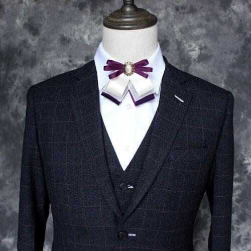 New Fashion Necktie Lovely Groom Bow Ties Wedding Birthday Party Gifts Elegant Butterfly Silk Yarn Gravata Bow Tie