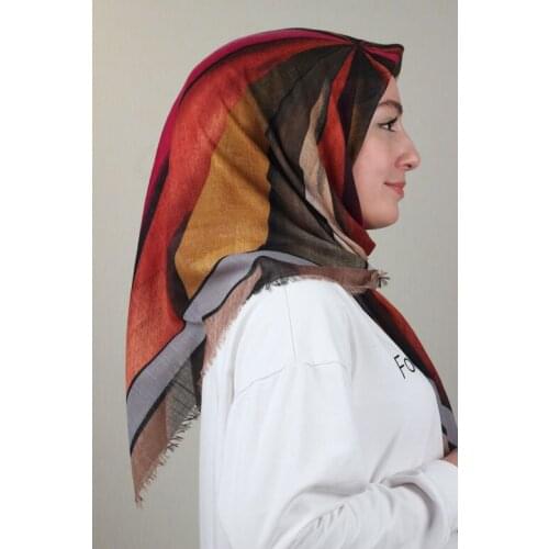 POLOİST LINEN FLAMLI SCARF DESEN-335 - RENK-17