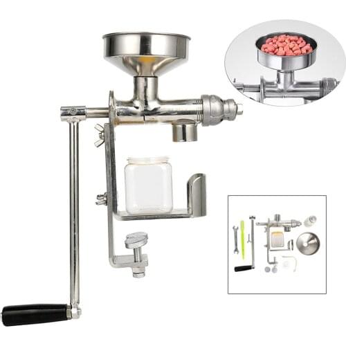 Manual Oil Press Machine Household Oil Expeller Extractor 304 Stainless Steel Nut and Seed Peanut