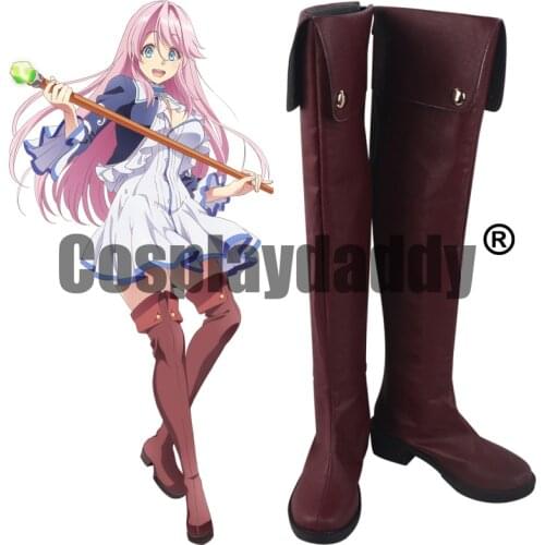 Redo of Healer Kaifuku Jutsushi no Yarinaoshi First Princess Flare Arlgrande Jioral Freia Cosplay Shoes Over The Knee Boots S008