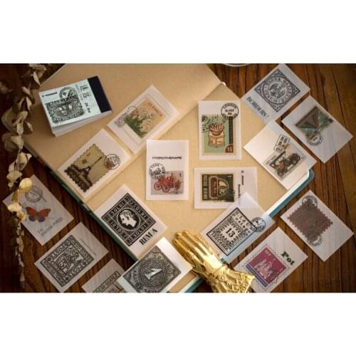 YPP CRAFT 100pcs Vintage Demo Junk Journal Card for Bullet Journal Planner Making