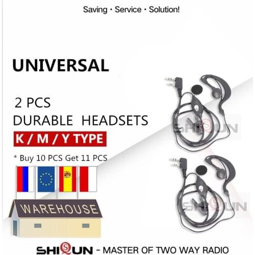 Baofeng Headset Mic Finger PTT Earpiece BAOFENG UV-5R Accessories UV-5RA UV-5RE TH-UV8000D Headset RT662 RT22 UV-82 BF-888S