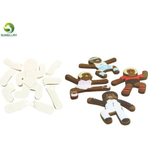 13PCS/SET People Cake Mold Set Plastic Sugarcraft Posable Cookie Cutter Fondant Cake Decorating Tools Baking Cake Cutting Mould