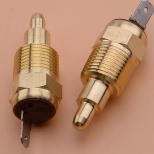 2Pcs 185 -200 Degree Brass Style Electric Engine Cooling Fan Thermostat Temperature Switches For Car SUV Off Road Pickup MPV RV